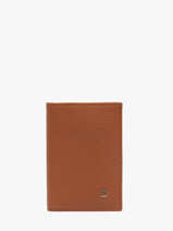 Porte-cartes Madras Cuir Etrier Marron madras EMAD013