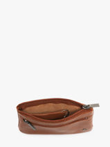 Porte-monnaie Madras Cuir Etrier Marron madras EMAD612-vue-porte