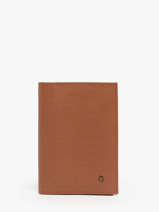 Leather Document Holder Madras Etrier Brown madras EMAD429