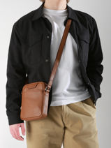 Sac Bandoulire Flandres Cuir Etrier Marron flandres EFLA729S-vue-porte