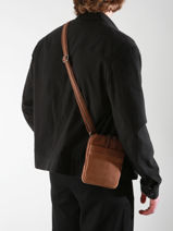 Crossbody Bag Spider Etrier Brown spider ESPI728S-vue-porte