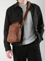 Sac Bandoulire Spider Cuir Etrier Marron spider ESPI732M-vue-porte