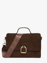 Crossbody Bag M Altesse Suede Etrier Brown altesse suede EASU048M
