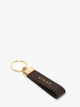 Keychain Tradition Leather Etrier Brown tradition ETRA403M-vue-porte