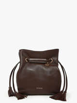 Small Leather Tradition Bucket Bag Etrier Brown tradition ETRA004S