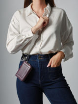 Porte-monnaie Altesse Cuir Etrier Violet altesse EALT096M-vue-porte