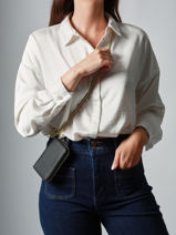 Coin Purse Equestre Leather Etrier Black equestre EEQT096M-vue-porte