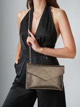 Pochette De Soir�e L Paddock Cuir Etrier Marron paddock EPAD075L-vue-porte