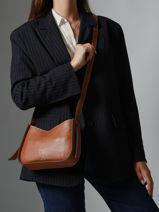 Sac Bandoulire M Foudre Cuir Etrier Marron foudre EFOD089M-vue-porte