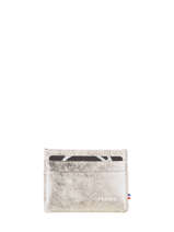 Card Holder Leather Etincelle Irise Etrier Gold etincelle irisee EETI011