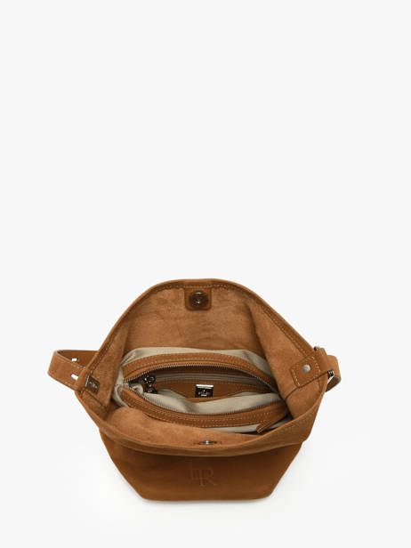 Shoulder Bag Backpack S Cavalier Nubuck Leather Etrier Brown cavalier nubuck ECAN126S other view 6