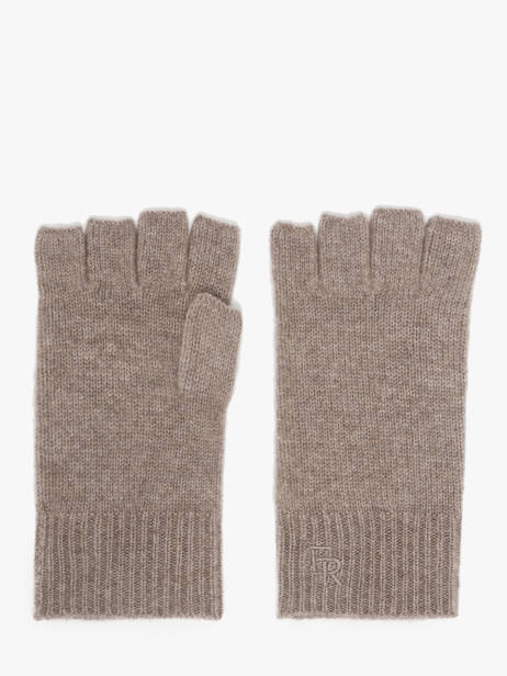 Gloves Cashmere Vercors Etrier Brown vercors EVER428U
