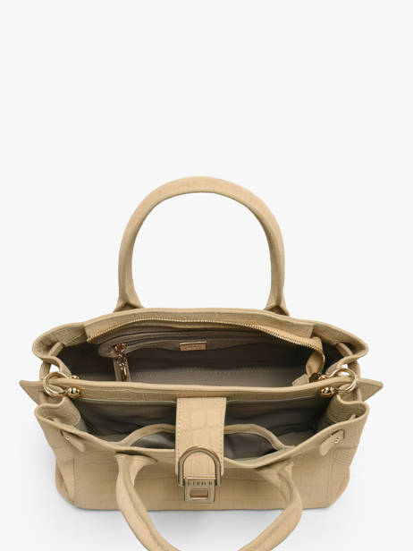 Satchel S Equestre Croco Leather Etrier Beige equestre croco EEQC142S other view 2